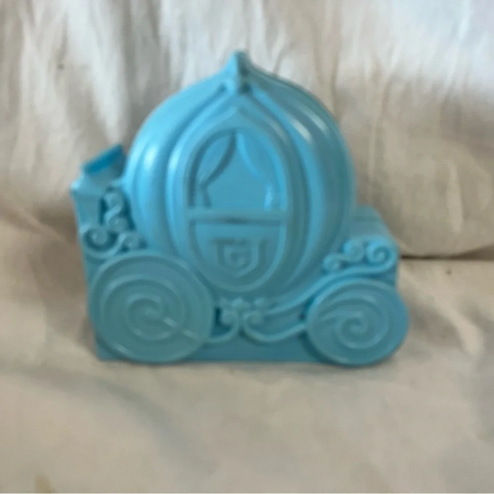 Vintage 1992 Disney's Cinderella Travel Play Set Blue Carriage Mattel